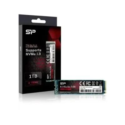 Silicon Power P34A80 1TB SSD M.2 PCIe Gen3x4 NVMe a 3400MB/s Silicon Power P34A80 1TB SSD M.2 PCIe Gen3x4 NVMe a 3400MB/s