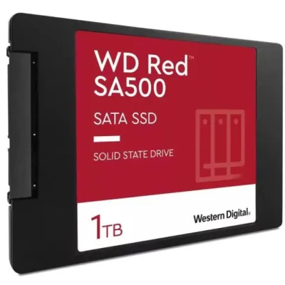 Western Digital WD Red SA500 NAS 1TB SSD 2.5" SATA 6GB/s 560MB/s Western Digital WD Red SA500 NAS 1TB SSD 2.5" SATA 6GB/s 560MB/s
