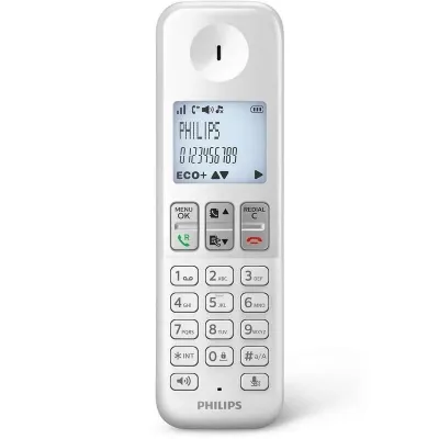 Philips D2501W/34 Teléfono Inalámbrico Blanco