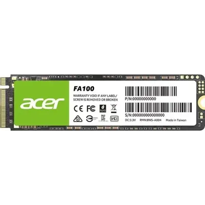 Acer FA100 SSD 512GB M.2 PCIe Gen3 NVMe Acer FA100 SSD 512GB M.2 PCIe Gen3 NVMe