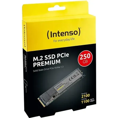 Intenso Premium SSD 250GB M.2 NVMe PCIe 3.0 Intenso Premium SSD 250GB M.2 NVMe PCIe 3.0