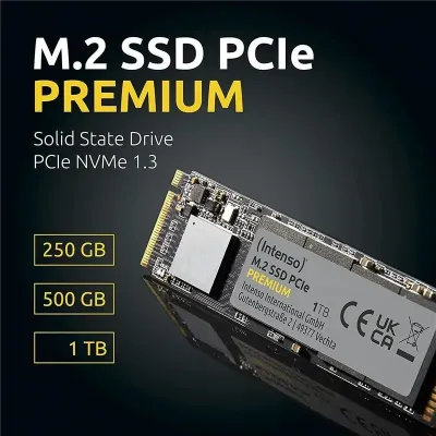 Intenso Premium SSD 250GB M.2 NVMe PCIe 3.0 Intenso Premium SSD 250GB M.2 NVMe PCIe 3.0