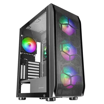 Mars Gaming MC-KX ARGB Cristal Templado USB 3.0 Negra Mars Gaming MC-KX ARGB Cristal Templado USB 3.0 Negra
