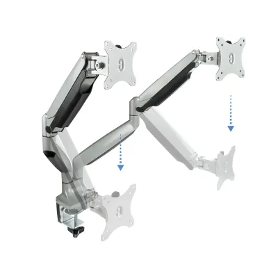 TooQ DB3132TNR-S Soporte Monitor Giratorio 2 Brazos hasta 32" TooQ DB3132TNR-S Soporte Monitor Giratorio 2 Brazos hasta 32"