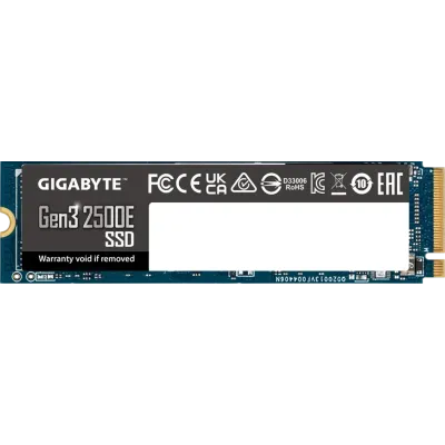 Gigabyte Gen3 2500E SSD 1TB NVMe a 2400MB/s PCIe 3.0 M.2 2280 Gigabyte Gen3 2500E SSD 1TB NVMe a 2400MB/s PCIe 3.0 M.2 2280