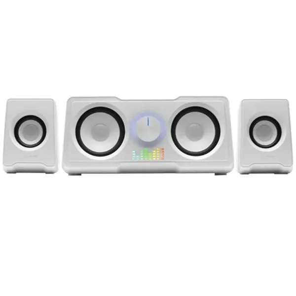 Mars Gaming MS22W Altavoces 2.2 RGB Flow con Subwoofer 35W Blanco 