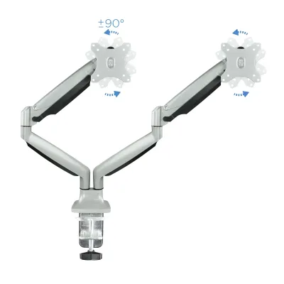 TooQ DB3132TNR-S Soporte Monitor Giratorio 2 Brazos hasta 32" TooQ DB3132TNR-S Soporte Monitor Giratorio 2 Brazos hasta 32"