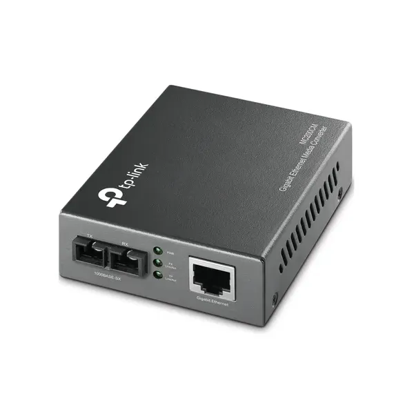 Convertidor Fibra Tp-link Mc200cm Rj45 Giga A Fibra Multimodo Sc 1000mb Fullduplex Hasta 550m Montaje En Chasis