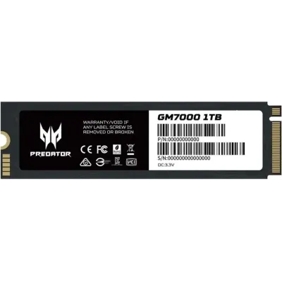 Disco Duro Acer Predator GM7 1TB Disco SSD 7400MB/S NVMe PCIe Disco Duro Acer Predator GM7 1TB Disco SSD 7400MB/S NVMe PCIe