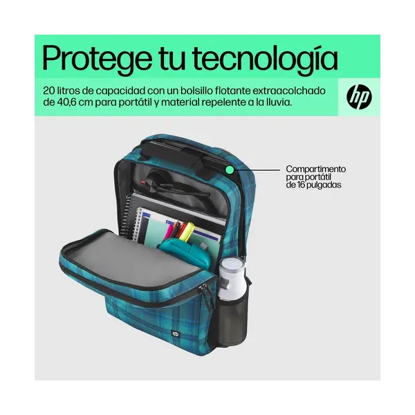 HP Campus XL Mochila Cuadros para Portátil de 16" 