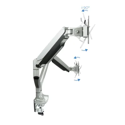 TooQ DB3132TNR-S Soporte Monitor Giratorio 2 Brazos hasta 32" TooQ DB3132TNR-S Soporte Monitor Giratorio 2 Brazos hasta 32"