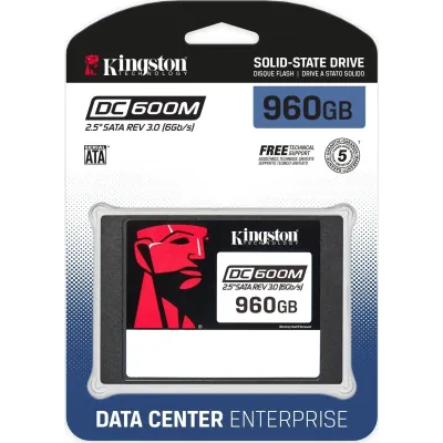 Kingston DC600M 2.5” SSD 960GB Uso Mixto Enterprise SATA 6GB/s