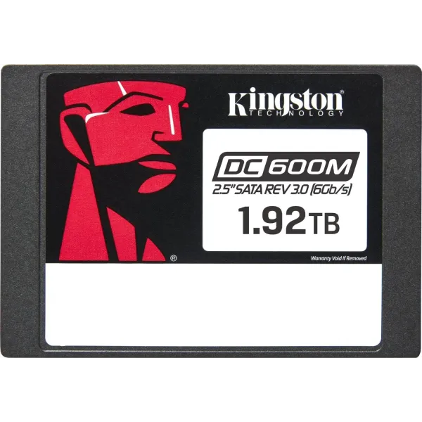 Kingston DC600M 2.5” SSD 1.92 TB Uso Mixto Enterprise SATA 6GB/s a 560MB/s