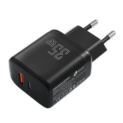 Leotec Cargador Universal de Carga Rápida USB-C y USB-A 35W