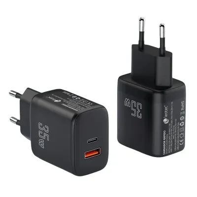 Leotec Cargador Universal de Carga Rápida USB-C y USB-A 35W