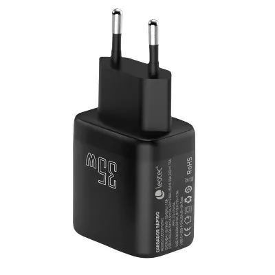 Leotec Cargador Universal de Carga Rápida USB-C y USB-A 35W