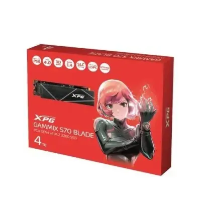 Adata GAMMIX S70 Blade 4TB M.2 PCI Express 4.0 3D NAND NVMe