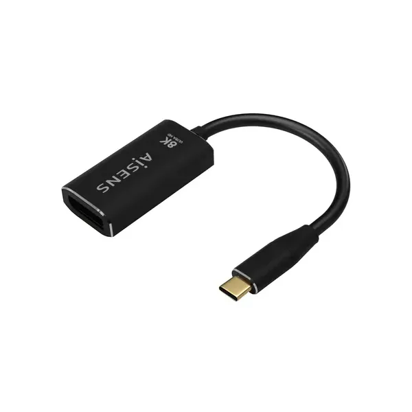 Aisens A109-0690 Conversor USB-C Macho a DisplayPort Hembra 15cm Negro