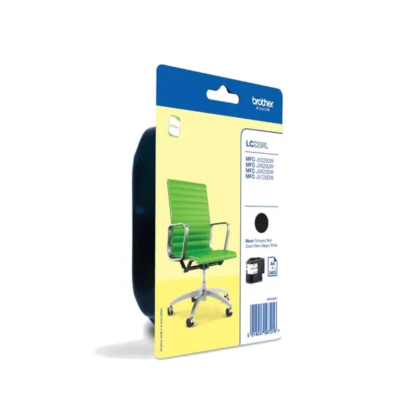 Cartucho de Tinta Original Brother LC-229 XL Alta Capacidad/ Negro