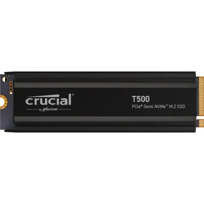 Crucial T500 2TB SSD PCIe Gen4 NVMe M.2 con Disipador Crucial T500 2TB SSD PCIe Gen4 NVMe M.2 con Disipador