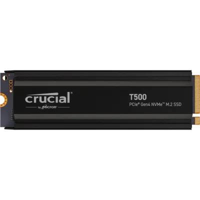 Crucial T500 2TB SSD PCIe Gen4 NVMe M.2 con Disipador Crucial T500 2TB SSD PCIe Gen4 NVMe M.2 con Disipador