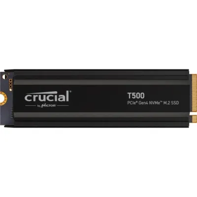 Crucial T500 2TB SSD PCIe Gen4 NVMe M.2 con Disipador Crucial T500 2TB SSD PCIe Gen4 NVMe M.2 con Disipador