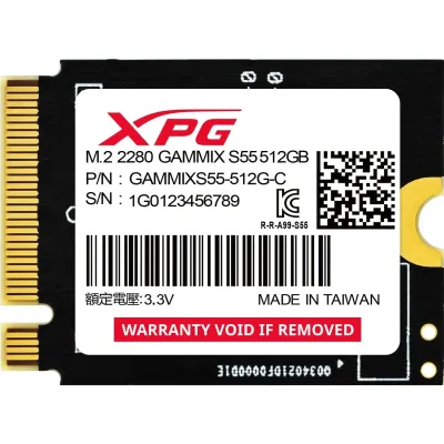 Disco Duro Adata Gammix S55 SSD 512GB M.2 PCIe Gen4 2230
