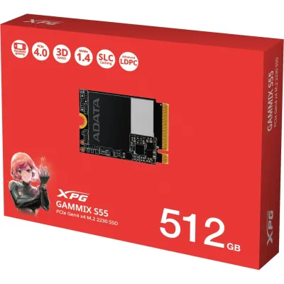 Disco Duro Adata Gammix S55 SSD 512GB M.2 PCIe Gen4 2230