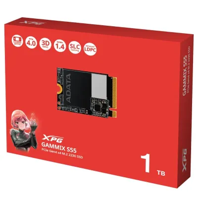 Disco Duro Adata Gammix S55 SSD 1TB M.2 PCIe Gen4 2230 Disco Duro Adata Gammix S55 SSD 1TB M.2 PCIe Gen4 2230
