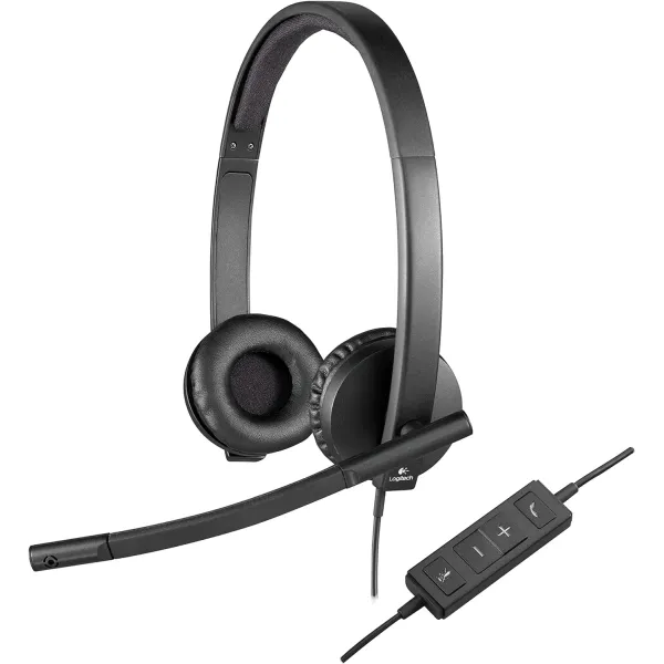 Logitech H570e Auriculares con Micrófono 