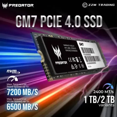 Acer Predator GM7000 2TB SSD M.2 PCIe 4.0 NVME