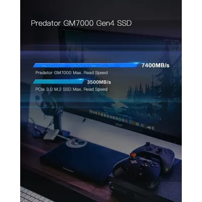Acer Predator GM7000 2TB SSD M.2 PCIe 4.0 NVME