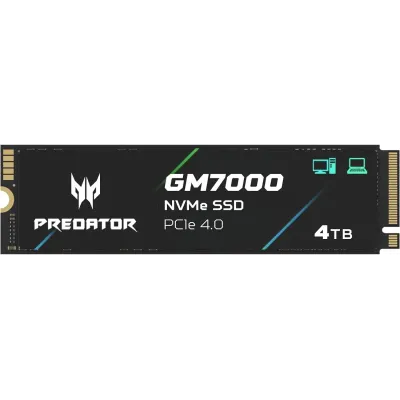 Acer Predator GM7000 4TB SSD M.2 PCIe 4.0 NVME Acer Predator GM7000 4TB SSD M.2 PCIe 4.0 NVME