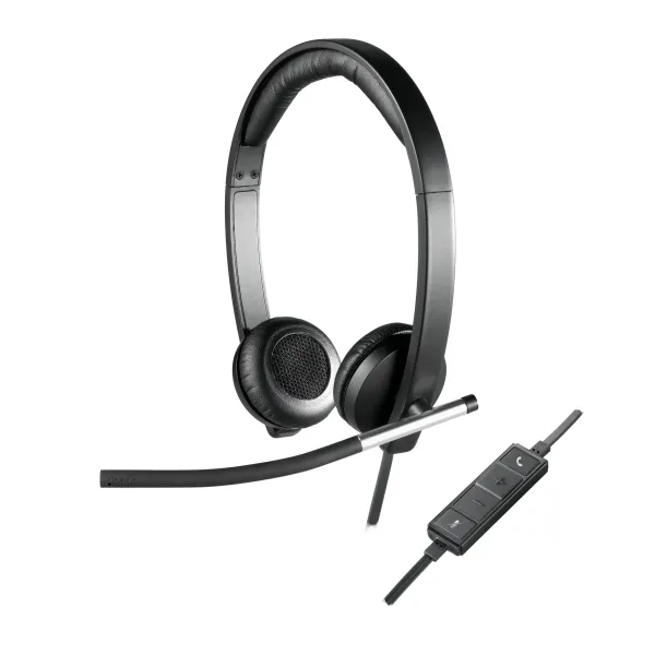 Logitech H650e Auriculares con Micrófono Negro 