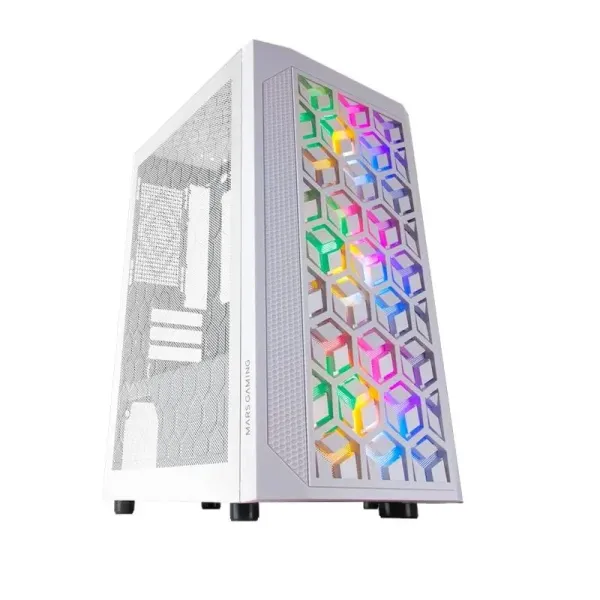 Mars Gaming MCMESH Micro ATX USB 3.0 Blanca