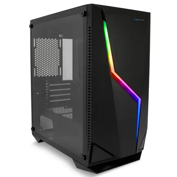 Deep Gaming M235 RGB Micro Tower Cristal Templado USB 3.0 Negra