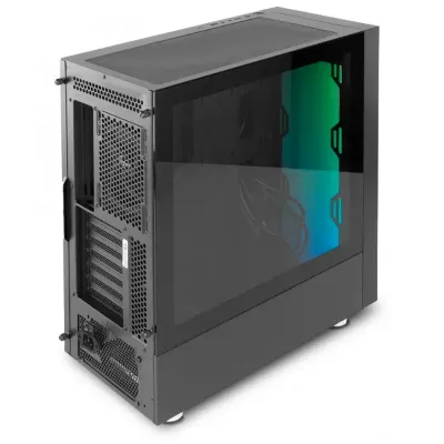 Nox Hummer Blaster Cristal Templado USB 3.0 ARGB Negro