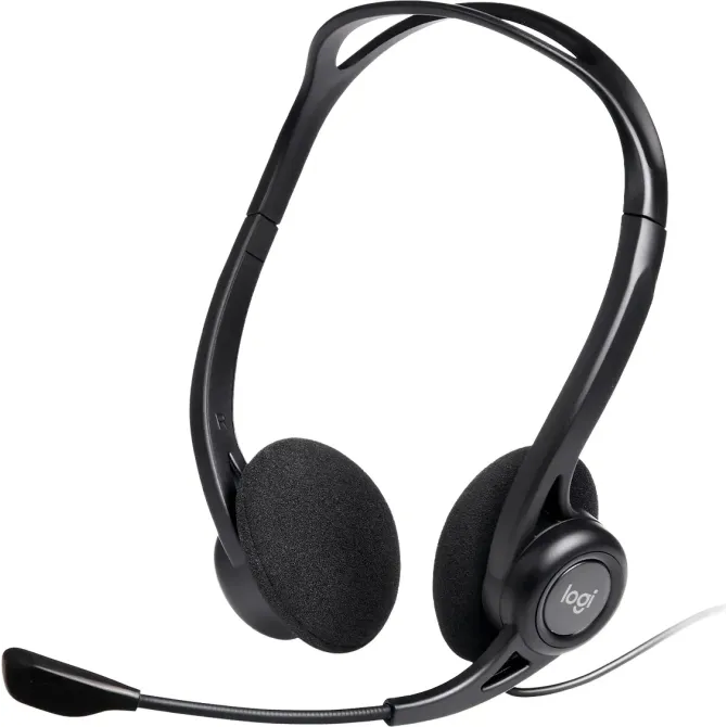 Logitech 960 Auriculares con Cable, Sonido Estéreo con