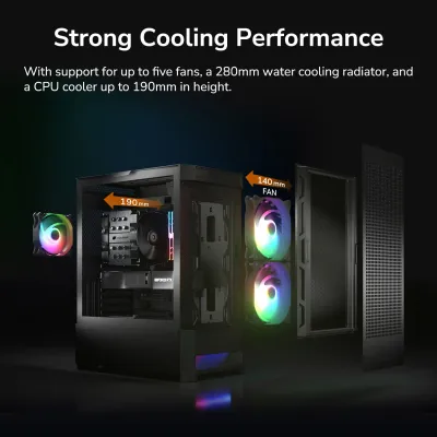 Cougar Duoface RGB Cristal Templado USB 3.0 Negra Cougar Duoface RGB Cristal Templado USB 3.0 Negra