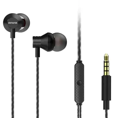 Aiwa ESTM-50 Auriculares con Micrófono Negros Aiwa ESTM-50 Auriculares con Micrófono Negros