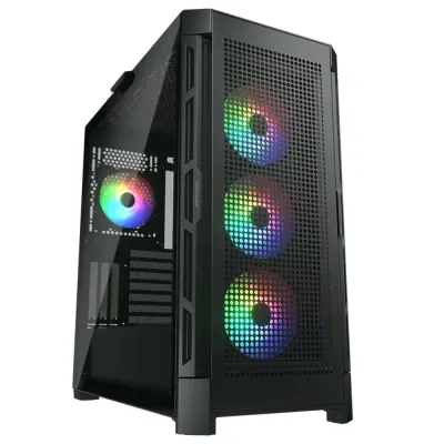 Cougar AirFace Pro RGB Mid Tower Cristal Templado USB-C Negra