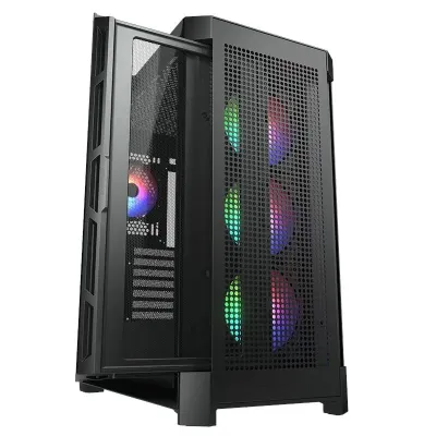 Cougar AirFace Pro RGB Mid Tower Cristal Templado USB-C Negra