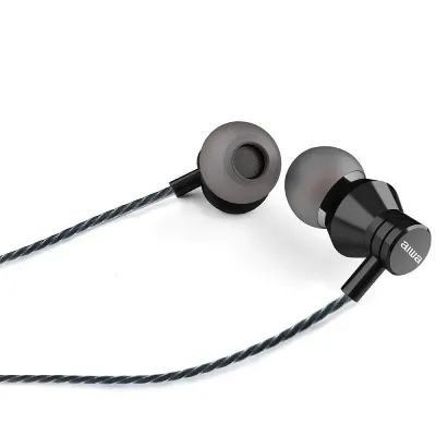 Aiwa ESTM-50 Auriculares con Micrófono Negros Aiwa ESTM-50 Auriculares con Micrófono Negros
