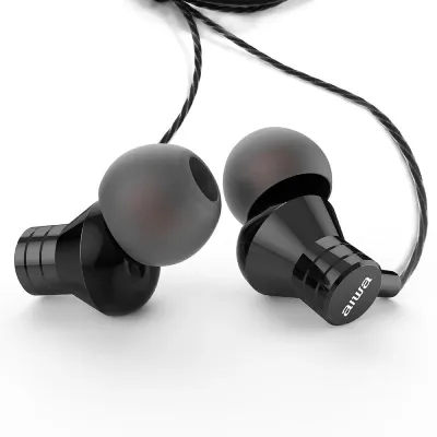 Aiwa ESTM-50 Auriculares con Micrófono Negros Aiwa ESTM-50 Auriculares con Micrófono Negros