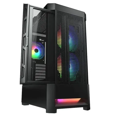 Cougar AirFace RGB Mid Tower Cristal Templado USB 3.0 Negra Cougar AirFace RGB Mid Tower Cristal Templado USB 3.0 Negra