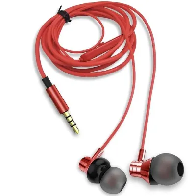 Aiwa ESTM-50 Auriculares con Micrófono Rojos