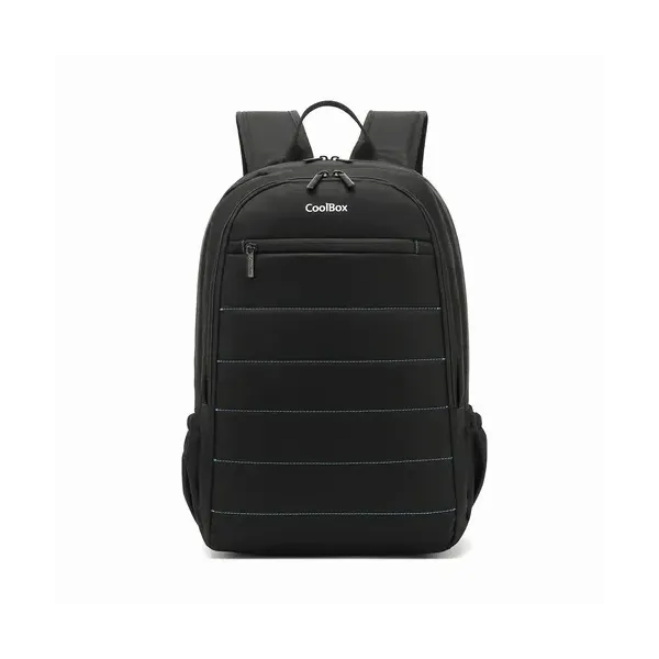 CoolBox Mochila Impermeable Negra para Portátil hasta 15.6" 