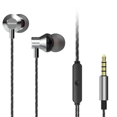 Aiwa ESTM-50 Auriculares con Micrófono Plateados Aiwa ESTM-50 Auriculares con Micrófono Plateados