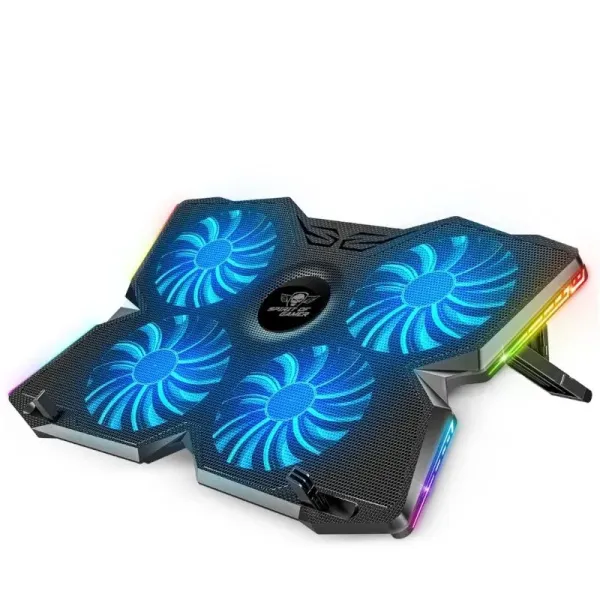 Spirit of Gamer Airblade 500 Base Refrigeradora RGB x4 Ventiladores para Portátiles hasta 17" 