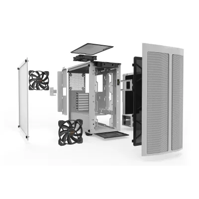 Be Quiet PURE BASE 500DX Cristal Templado USB 3.0 Blanca Be Quiet PURE BASE 500DX Cristal Templado USB 3.0 Blanca